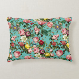 Vintage ro trädgård i teaterbakgrund prydnadskudde