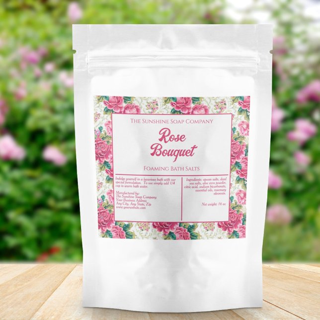 Vintage Ro Watersecure Bath Salts Label (Skapare uppladdad)