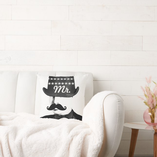 Vintage Roaring 20's Bröllop Kudde (Soffa)