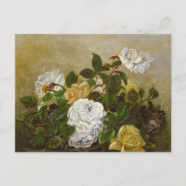 Vintage Robert Duncanson still Life med Ro Vykort