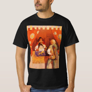 Vintage Robin Hood möter jungfru Marian av NC Wyet Tee