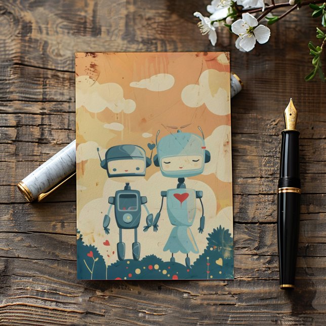 Vintage Robot Science fiction par Inbjudningar (Skapare uppladdad)