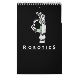 Vintage Robotics Hand Robotic Älskare Funny Gift Kalender