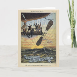 Vintage - Robur the Conqueror (Jules Verne) Kort