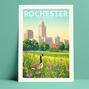 Vintage Rochester Minnesota Vykort