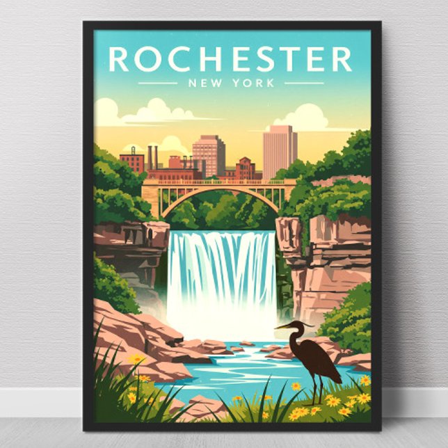 Vintage Rochester New York Poster (Skapare uppladdad)