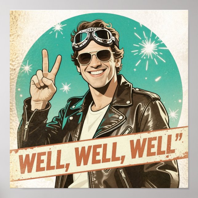 Vintage Rock & Roll Jo Jo Jo Poster (Framsidan)