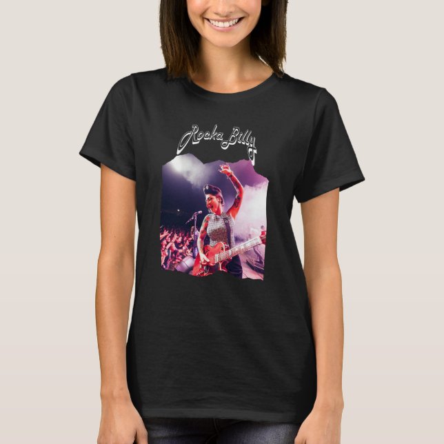 Vintage Rockabilly Dance Party T Shirt (Framsida)