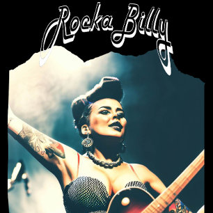 Vintage Rockabilly Music Party T Shirt