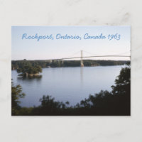 Vintage Rockport Ontario Kanada vykort