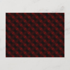 Vintage Röd Sammetstapet Abstrakt Design Vykort