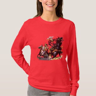 Vintage röda Ryder Tee Shirt