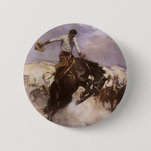 Vintage Rodeo Cowboy, Breezy Riding av WHD Koerner Knapp