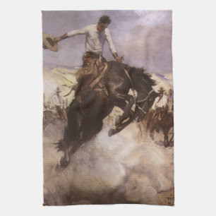 Vintage Rodeo Cowboy, Breezy Riding av WHD Koerner Kökshandduk