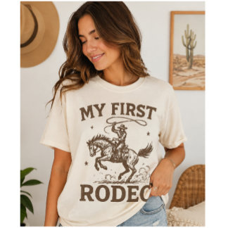 Vintage Rodeo Cowboy T-Shirt Western Häst
