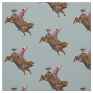 Vintage rodeo cowboy tyg