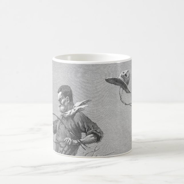 Vintage Rodeo Cowboys, Bucking Bronco av Remington Kaffemugg (Center)