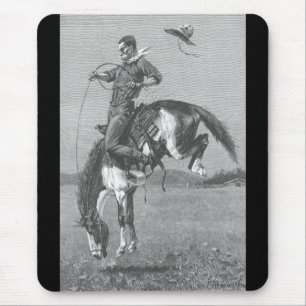 Vintage Rodeo Cowboys, Bucking Bronco by Remington Musmatta