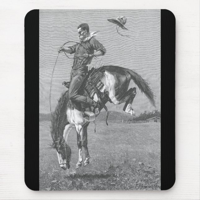Vintage Rodeo Cowboys, Bucking Bronco by Remington Musmatta (Framsidan)