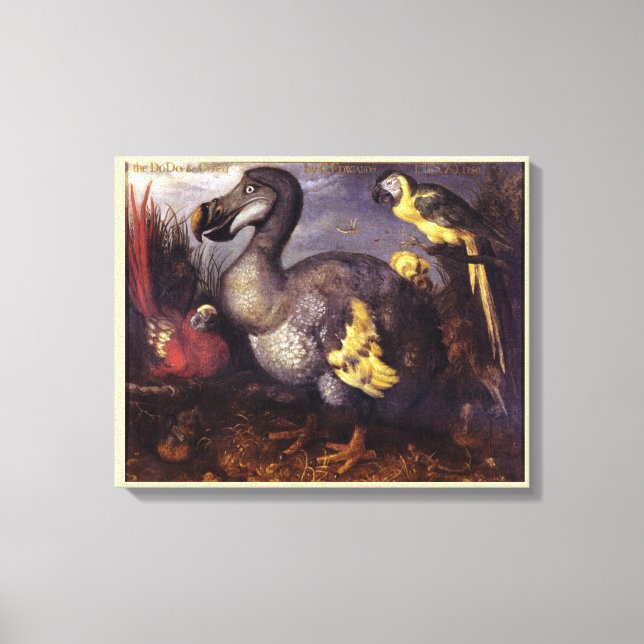 Vintage Roelant Savery Saverys Dodo Canvastryck (Framsida)