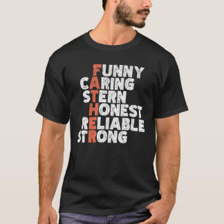 Vintage Rolig Omvårdande Sträng Ärlig Pålitlig Sta T Shirt