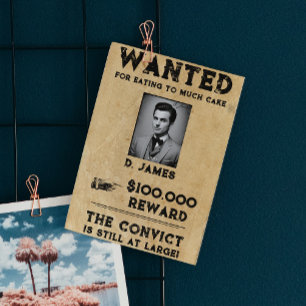 Vintage Roligt Convict Reward önskad Vykort