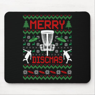 Vintage Roligt Discgolf Fult Jul Musmatta