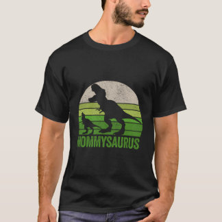 Vintage Roligt Momsaurus Apparel Funny Mamma Two D T Shirt