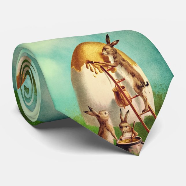 Vintage, roligt, Påskägg Slips (Rullad)