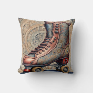 Vintage Roller Skates Kudde
