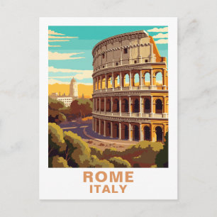 Vintage Rom Colosseum Italien Resa Vykort