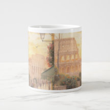 Vintage Rom Colosseum Keramisk Kaffemugg
