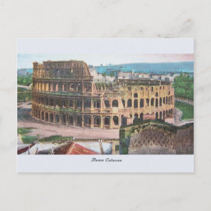 Vintage Rom Colosseum Postcard Vykort
