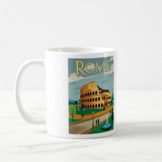 Vintage Rom Italien Coffee Mugg - storlek 11 oz
