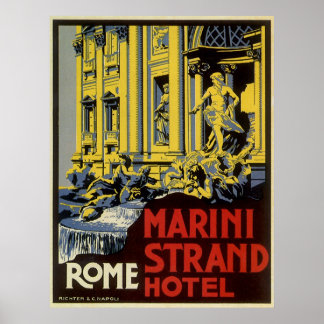 Vintage Rom Poster