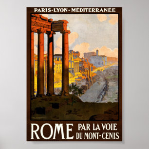 Vintage Rom - Resor till Italien Poster