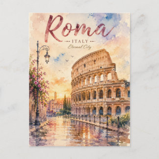 Vintage Roma Colosseum Vykort