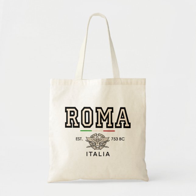 Vintage Roma Italien Tygkasse (Framsidan)
