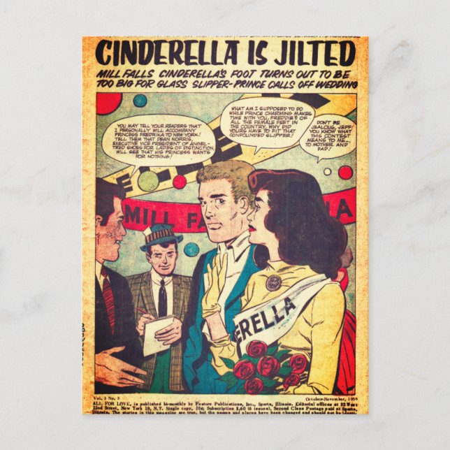 Vintage Romance Vykort (Framsida)