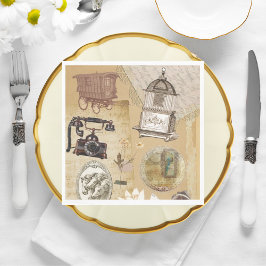 Vintage Romantic Papper Napkins Pappersservett