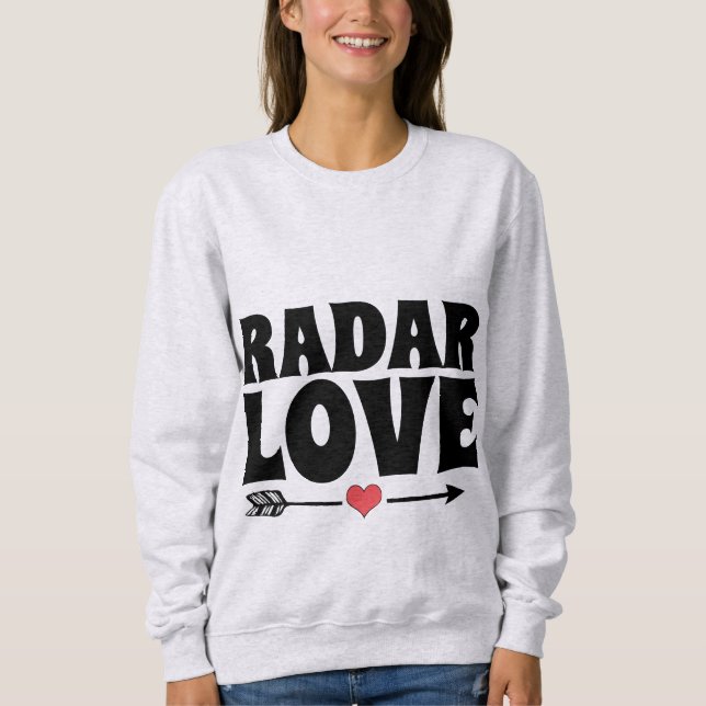 Vintage Romantic Tees, RADAR KÄRLEK T-Shirts (Framsida)
