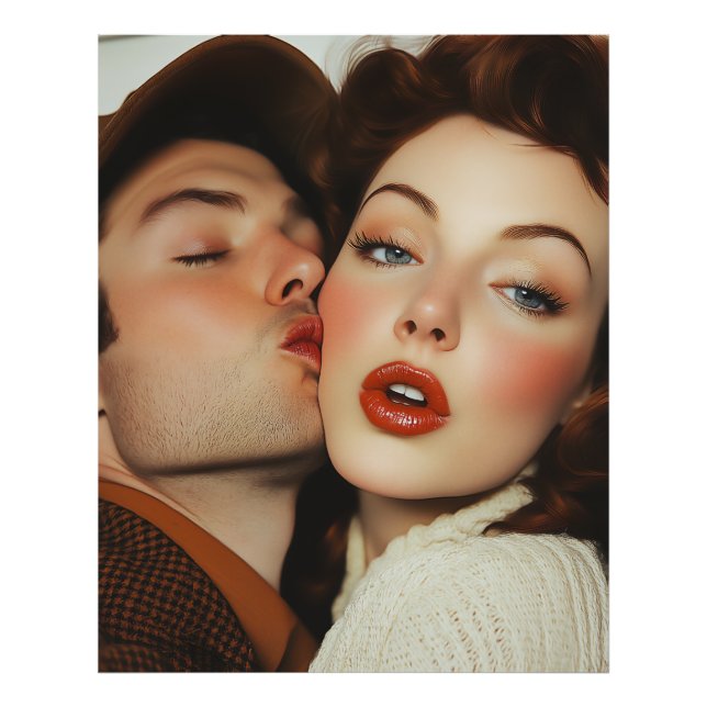 Vintage Romantik Fototryck (Framsidan)
