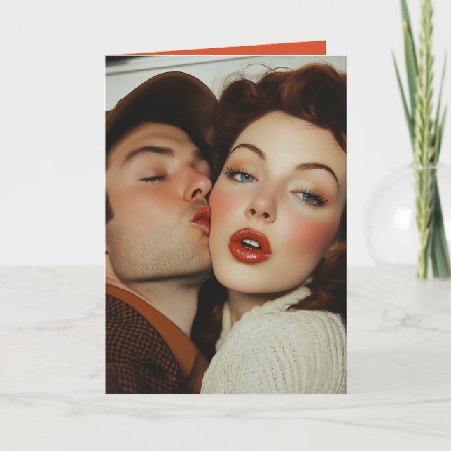 Vintage Romantik Inbjudan (Framsida)