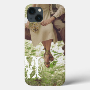 Vintage Romantik Kärlek par monogram IPAD Case