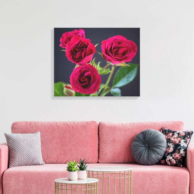 Vintage Romantik Lindad Canvas (Insitu (Vardagsrum))