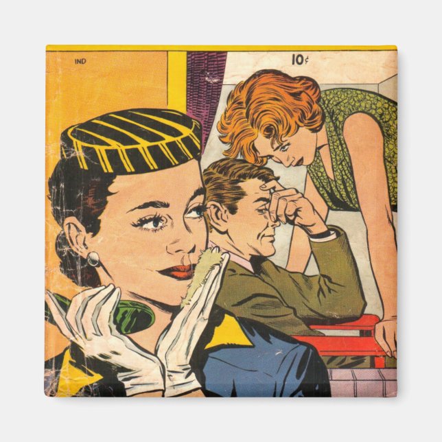 Vintage Romantik Magnet (Framsidan)