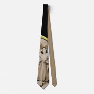 Vintage Romantik par, man och kvinna kärlek Slips