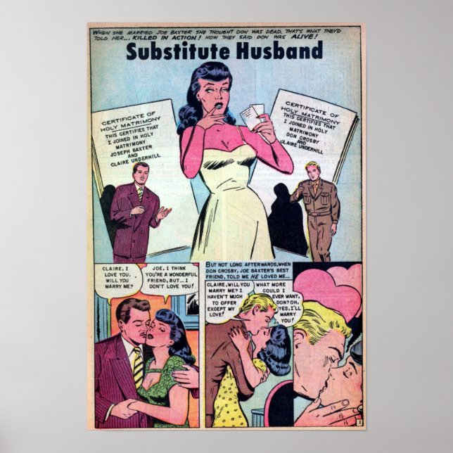 Vintage Romantik Poster (Framsidan)