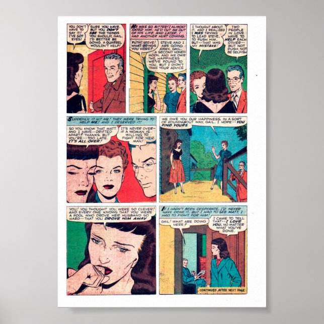 Vintage Romantik Poster (Framsidan)