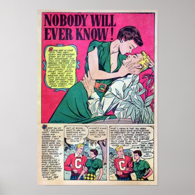 Vintage Romantik Poster (Framsidan)